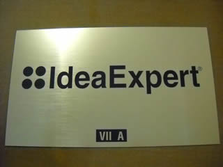 idea expert tabliczka